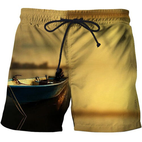 Fashion Fish Beach Shorts 2019 3D Print Brand Clothing Men Korte Broek Harajuku Hip Hop Style Boardshorts Trouser Dropship S-6XL