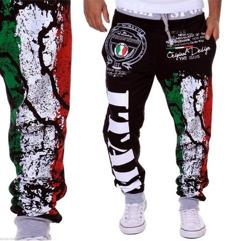 ZOGAA 2019 NEW Gyms Letter Printed Sports Pants Joggers Running Men Sweatpants Fashions Brand Clothing Bodybuilding Pants