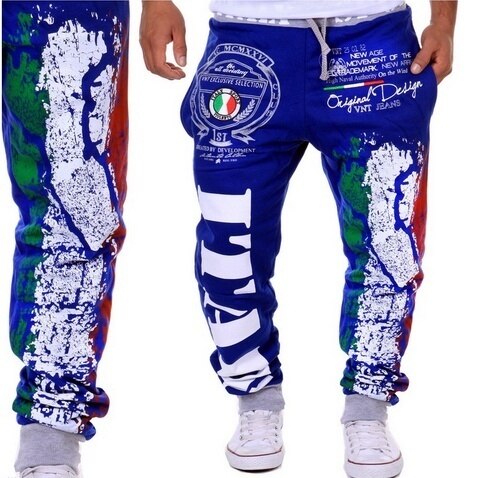 ZOGAA 2019 NEW Gyms Letter Printed Sports Pants Joggers Running Men Sweatpants Fashions Brand Clothing Bodybuilding Pants
