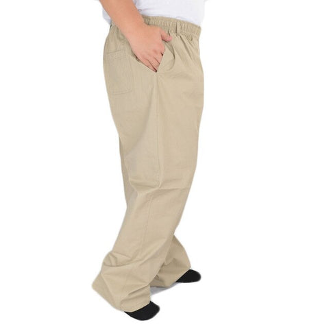 MFERLIER Summer pants men 5XL 6XL 7XL 8XL 9XL 10XL 11XL 12XL 13XL waist 150cm Plus size Loose 5 colors trousers men