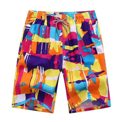 CYSINCOS Hot Beach Shorts Men Summer Quick Dry Comfortable Beachwear Homme Couple Casual Board Short Plus Size 4XL 3XL