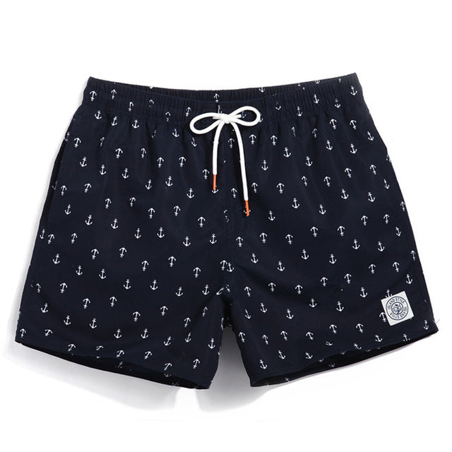 QIKERBONG Men Beach Shorts Board Trunks Shorts Casual Quick Drying Male Swimwear Swimsuits Bermuda Casual Active Sweatpants
