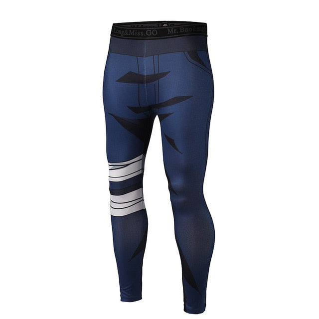 Men Fitness Quick Dry Pants Dragon Ball Z Naruto Goku Black Vegeta Cosplay bodybuilding Skinny Leggings Trouser Tight Sweatpants
