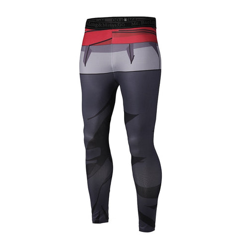 Men Fitness Quick Dry Pants Dragon Ball Z Naruto Goku Black Vegeta Cosplay bodybuilding Skinny Leggings Trouser Tight Sweatpants