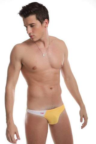 Hot Bikini Sexy Men Splice Cheeky Trunks Men Gay Comfy Beach Shorts Sexy Thongs New Board Shorts