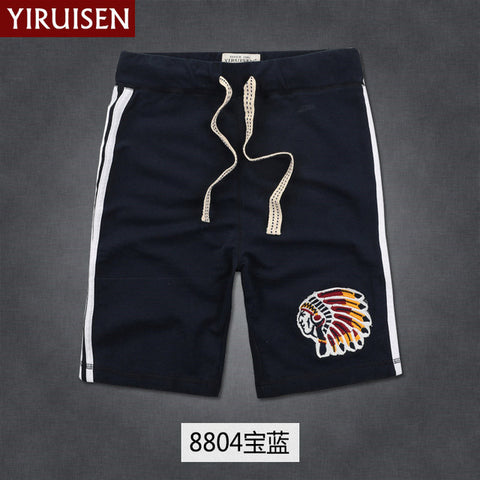 YiRuiSen Brand TOP Quality Men's Board Shorts 3XL 100% Cotton Casual Shorts Men 2018 Summer Short Pants Bermuda Masculina