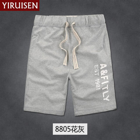 YiRuiSen Brand TOP Quality Men's Board Shorts 3XL 100% Cotton Casual Shorts Men 2018 Summer Short Pants Bermuda Masculina