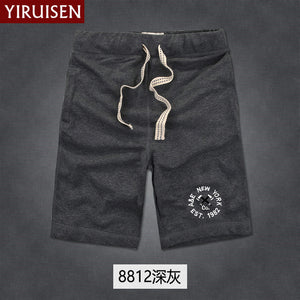 YiRuiSen Brand TOP Quality Men's Board Shorts 3XL 100% Cotton Casual Shorts Men 2018 Summer Short Pants Bermuda Masculina