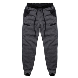 Winter Warm Thick Sweatpants Men's Track Pants Elastic Casual Baggy Lined Tracksuit Trousers Jogger Harem Pants Men Plus Size