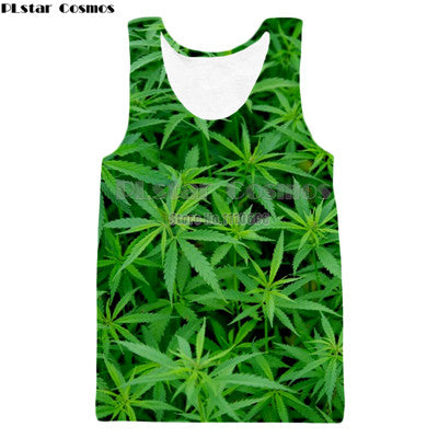 PLstar Casual Beach Shorts Fashion Maple Leaf Weeds 3D Print Men shorts  Summer Fitness Trunks Bermuda Boardshorts Clothing