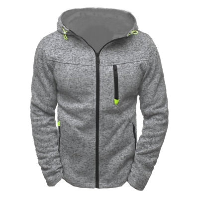 NaranjaSabor Spring Autumn Men's Hooded Jackets New Fashion Tracksuit Coats Male Zipper Sweatshirt Men Brand Clothing XXXL N443