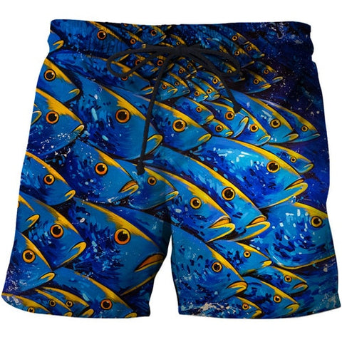 3d Fish Quick Dry Summer Mens Siwmwear Mens Beach Board Shorts Briefs For Men Swim Trunks Swim Shorts Beach Wear size s-6xl
