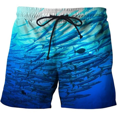 3d Fish Quick Dry Summer Mens Siwmwear Mens Beach Board Shorts Briefs For Men Swim Trunks Swim Shorts Beach Wear size s-6xl
