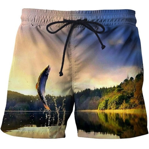 3d Fish Quick Dry Summer Mens Siwmwear Mens Beach Board Shorts Briefs For Men Swim Trunks Swim Shorts Beach Wear size s-6xl