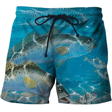 3d Fish Quick Dry Summer Mens Siwmwear Mens Beach Board Shorts Briefs For Men Swim Trunks Swim Shorts Beach Wear size s-6xl