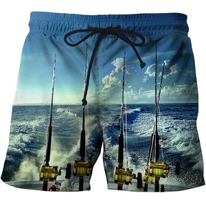 3d Fish Quick Dry Summer Mens Siwmwear Mens Beach Board Shorts Briefs For Men Swim Trunks Swim Shorts Beach Wear size s-6xl