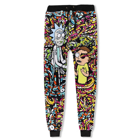 2019 Unisex Rick And Morty Sweat Pants 3D Joggers Pants Trousers Men/Women Clothing Hip Hop Pantalon Homme Sweatpants