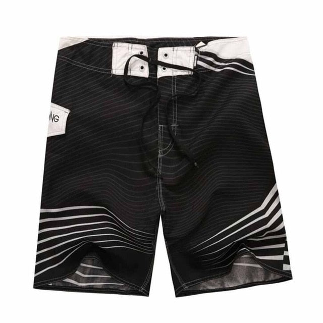 Summer 2019 Brand Fashion Printed Board Shorts Men 100% Quick Dry Elastic Man Boardshorts Sexy Spandex Beach Short Male Swimwear