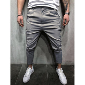 Brand Men Pants Hip Hop Harem Joggers Pants 2018 Male Trousers Mens Joggers Solid Shrink Ankle Pants Sweatpants M-4XL