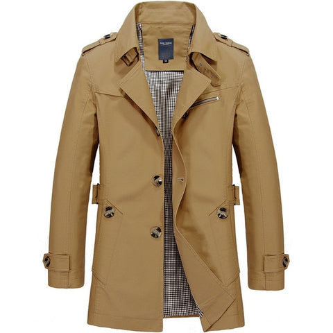 BOLUBAO Men Jacket Coat Fashion Trench Coat New Spring Brand Casual Fit Overcoat Jacket Outerwear Male