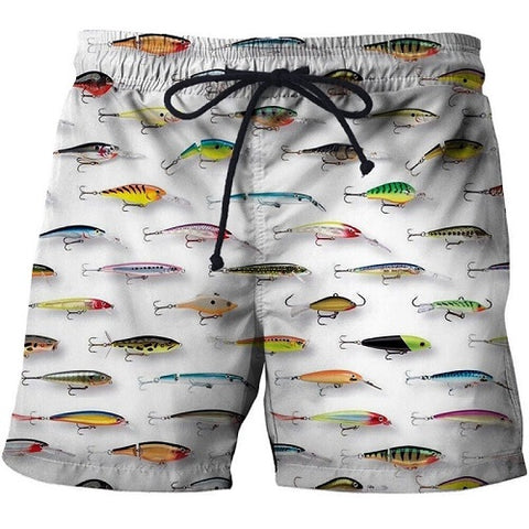 Fish 3 d printing Mens Swim Shorts Surf Wear Board Shorts 2018 Summer Swimsuit Boardshorts Trunks Short size s-6xl