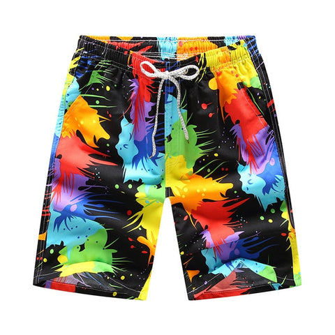2018 Summer Hot Sale Male Short Pants Men' Beach Shorts Quick Dry Printing Board Shorts Men Casual Slim Boxers Bottoms