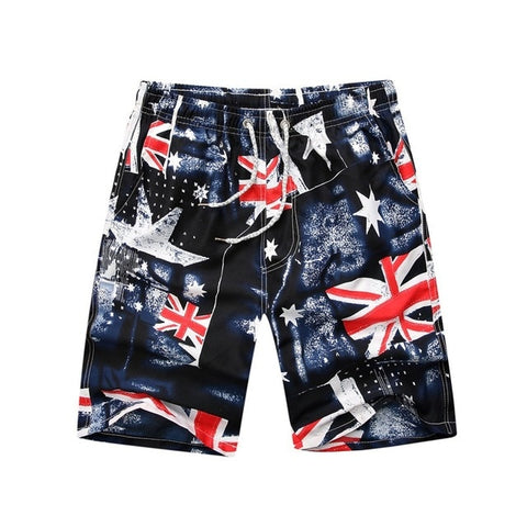 2018 Summer Hot Sale Male Short Pants Men' Beach Shorts Quick Dry Printing Board Shorts Men Casual Slim Boxers Bottoms