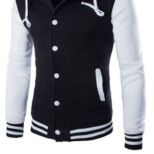 New Men/Boy Baseball Jacket Men 2019 Fashion Design Wine Red Mens Slim Fit College Varsity Jacket Men Brand Stylish Veste Homme