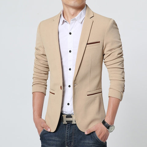 Men Blazer Brand New Luxury Business Casual Suit Men Blazers Set Formal Wedding Dress Beautiful Design Male Suit