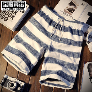 2019 fashion summer shorts loose quick-drying beach shorts Printed shorts trousers