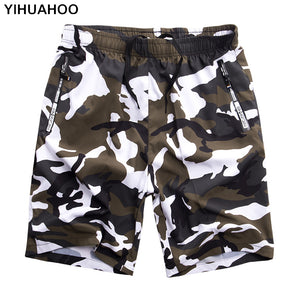 YIHUAHOO Casual Summer Shorts Men Plus Size 6XL 7XL 8XL Bermuda Board Camouflage Beach Shorts Printed Punk Mens Short Pants