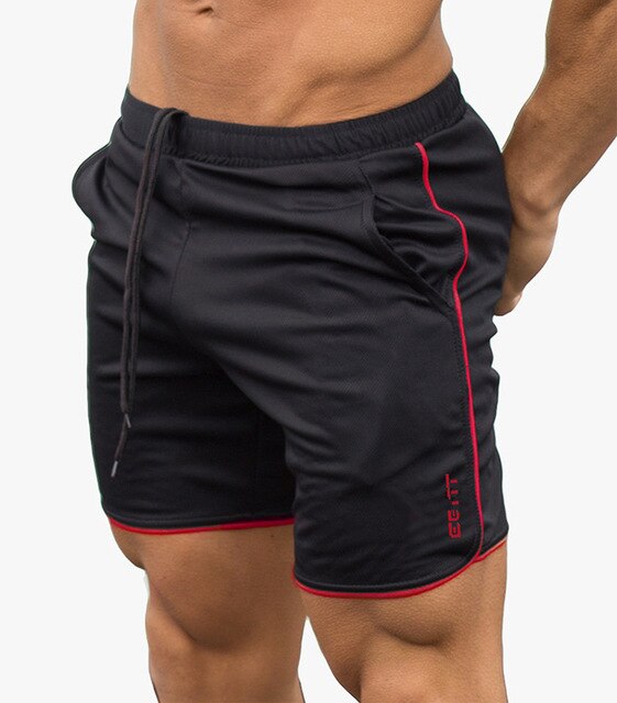 TJWLKJ Men's Beach Shorts Swimming Bodybuilding Trunks Fitness Sports Quick-drying Shorts Solid Running Shorts for Men