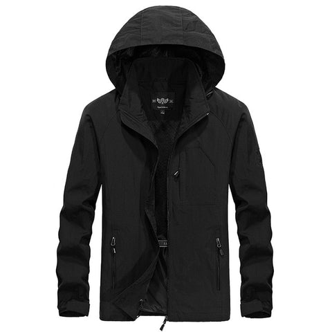 Spring Jacket Men 5XL 6XL Waterproof Hooded Male Jacket Thin Casual Sporting Coat Motorcycle Fashion Outerwear Windbreaker Men