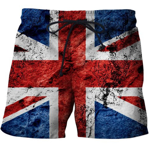 USA Print beach sports running Pants men Swimming Loose Quick Drying Running Board Shorts Spandex Mens American Flag Swim Shorts