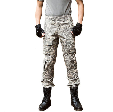 Tactical Pants Cargo Pants Men Military Knee Pad SWAT Army Airsoft Camouflage Clothes Hunter Field Work Combat Trouser Woodland