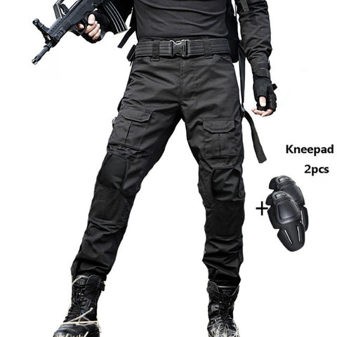 Tactical Pants Cargo Pants Men Military Knee Pad SWAT Army Airsoft Camouflage Clothes Hunter Field Work Combat Trouser Woodland